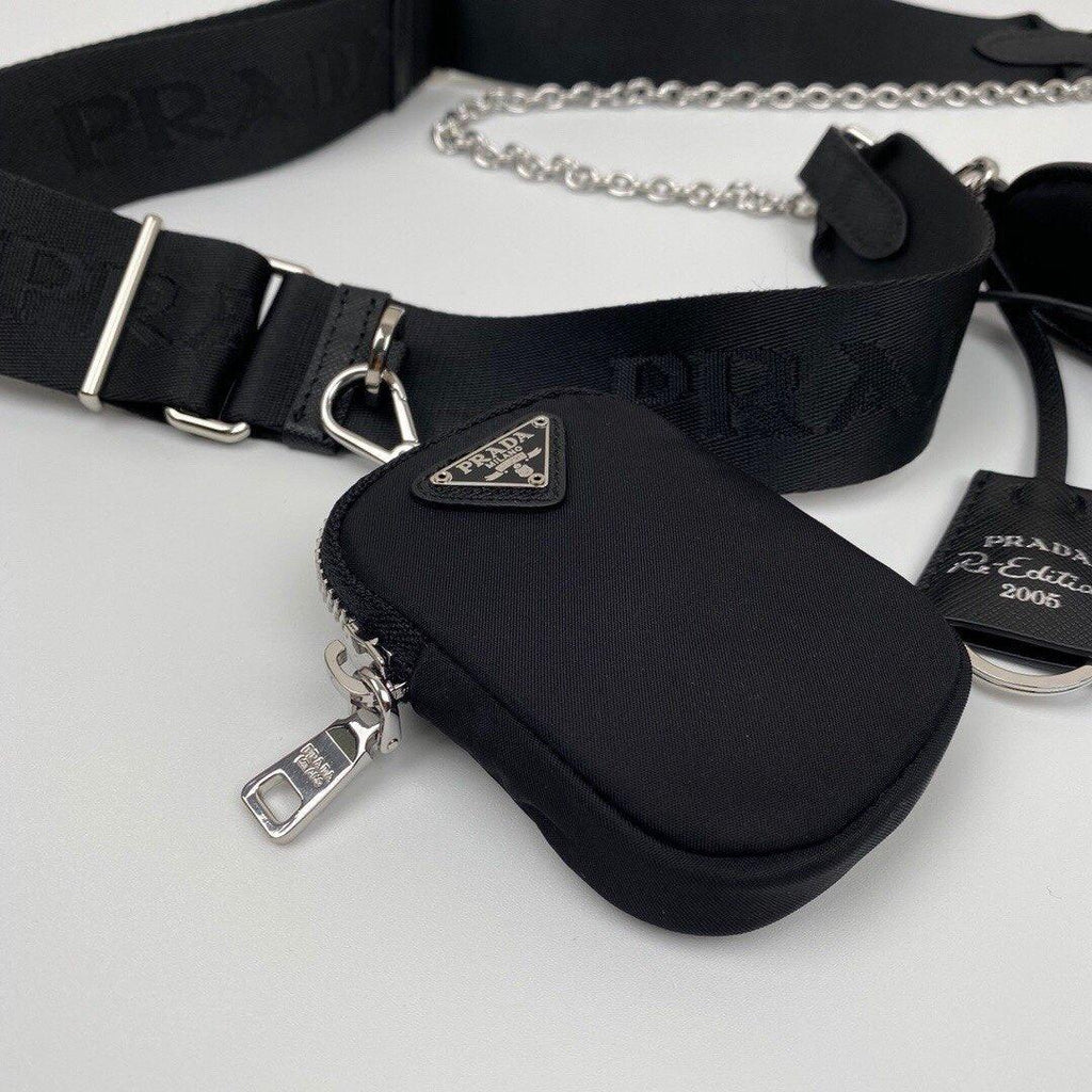 Prada Re-Edition 2005 Re Nylon Bag - Black