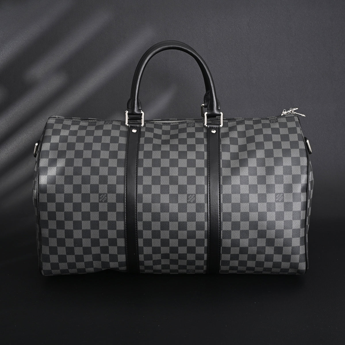 Louis Vuitton Keepall Bandoulière 45 Damier Graphite Canvas Travel Bag