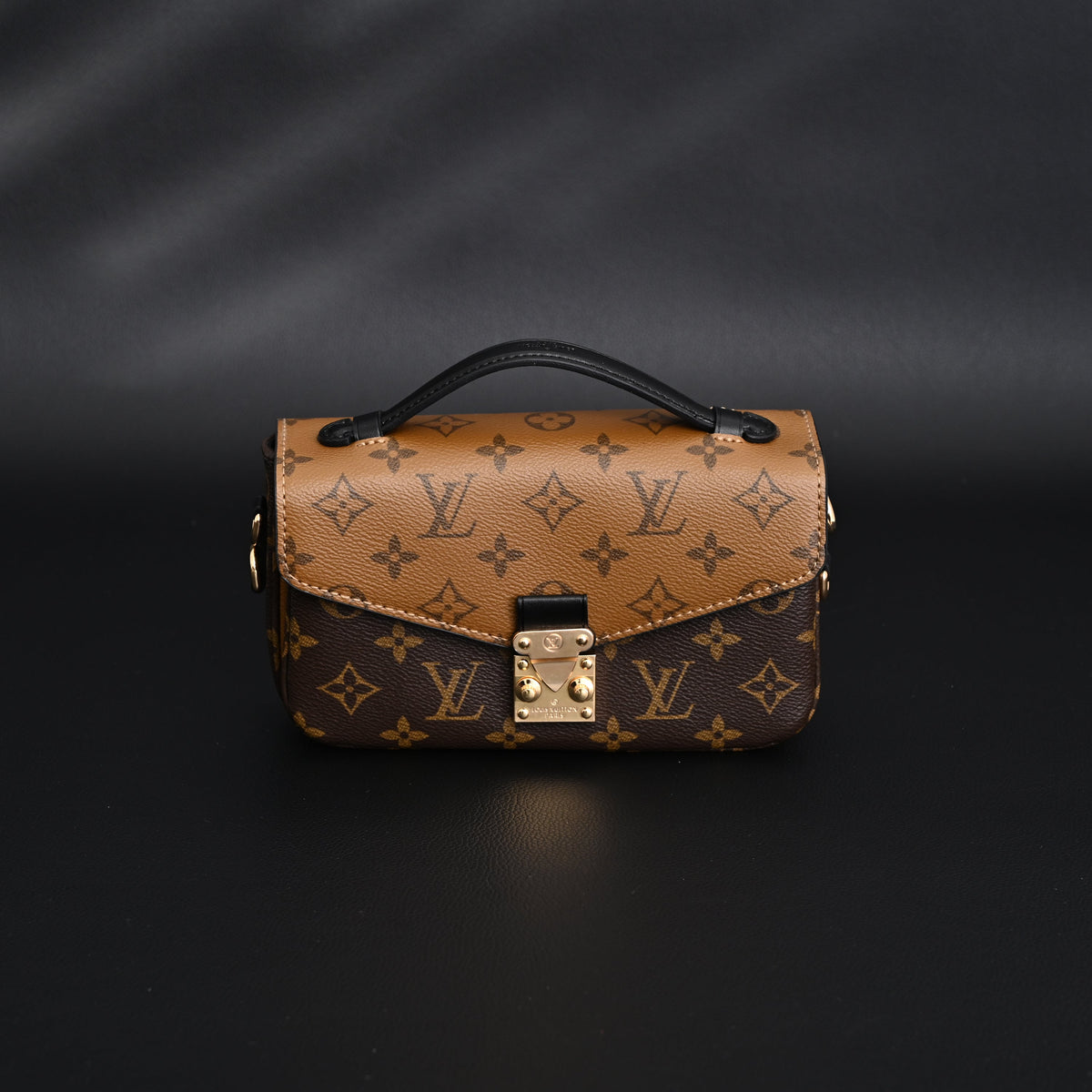 Louis Vuitton Petite Malle Souple Monogram Canvas Handbag
