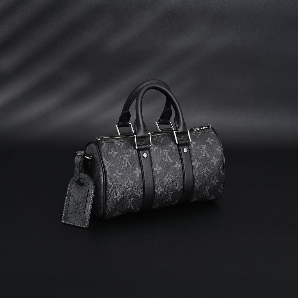Louis Vuitton Keepall Bandoulière 50 – Monogram Eclipse Canvas Travel Bag