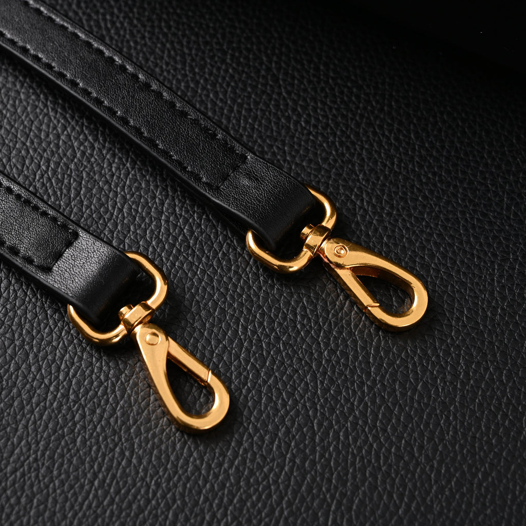 Miu Miu Leather Top Handle Satchel – Classic Black Satchel Bag