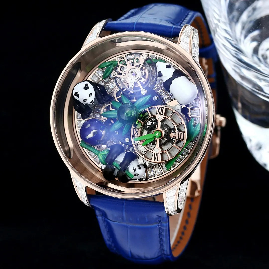 Konhon Panda Rose Gold Watch - Hình 5
