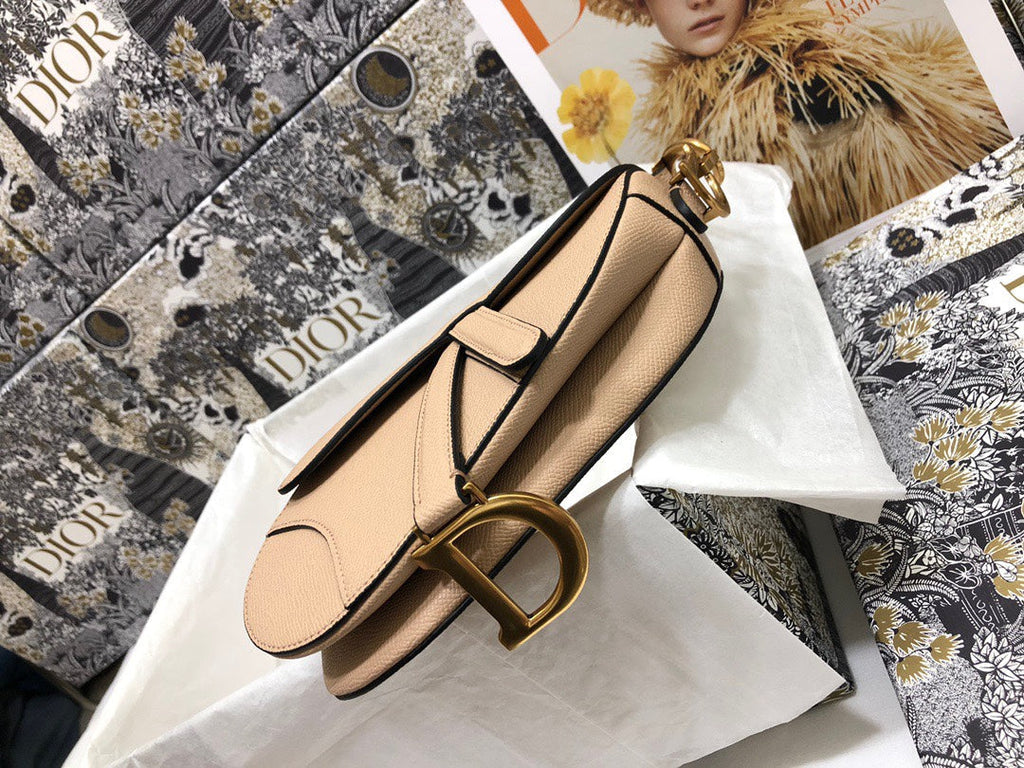 Dior Saddle Small Nude Color Saddle Bag