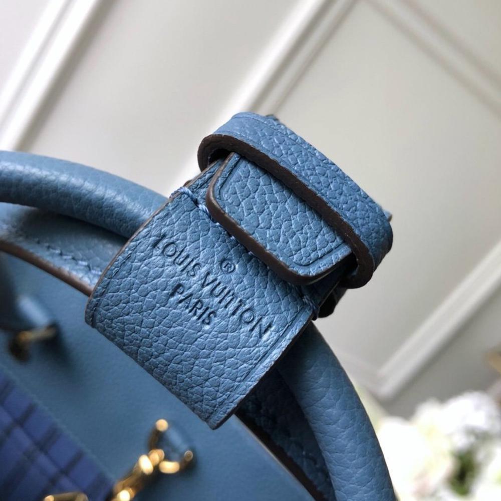 Louis Vuitton Montaigne MM Blue Handbag