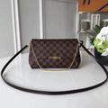 LV Favorite MM Damier Ebene Shoulder Bag