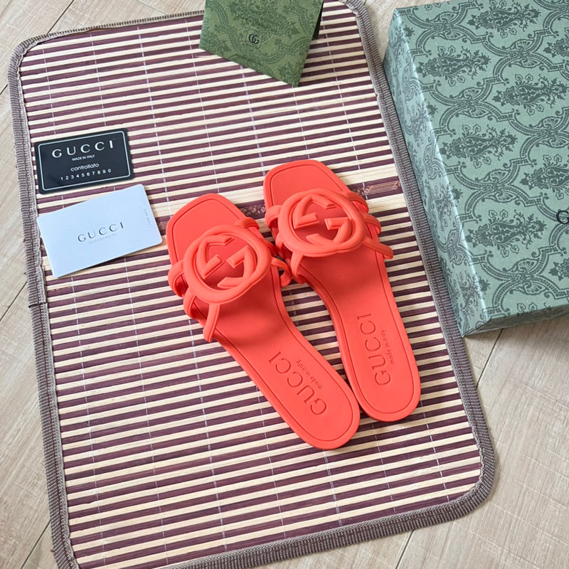 MJGS71 Women's Leather Slippers