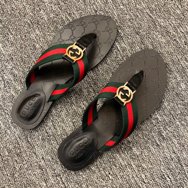 YGS011 Unisex Leather Slippers