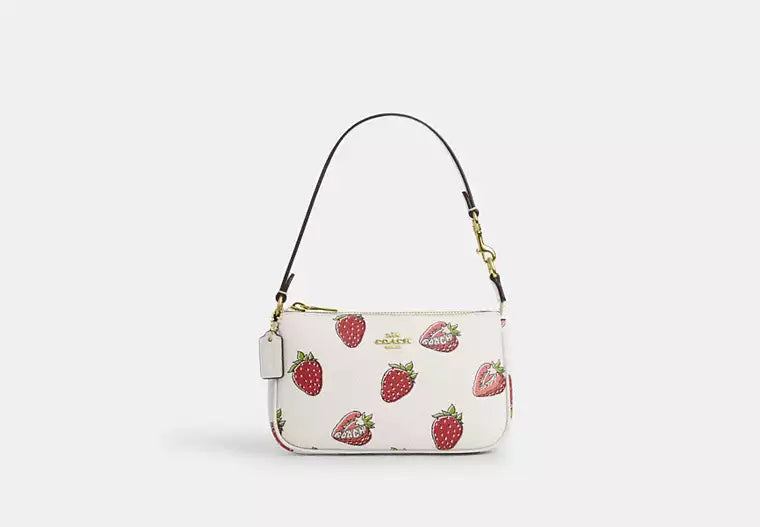 Nolita 19 with Strawberry Print Shoulder Bag