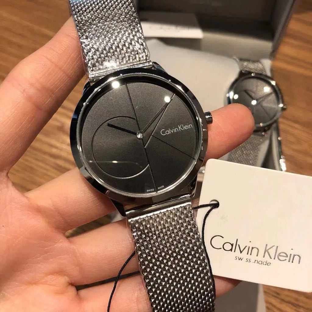 CK Grey Dial Mesh Watch