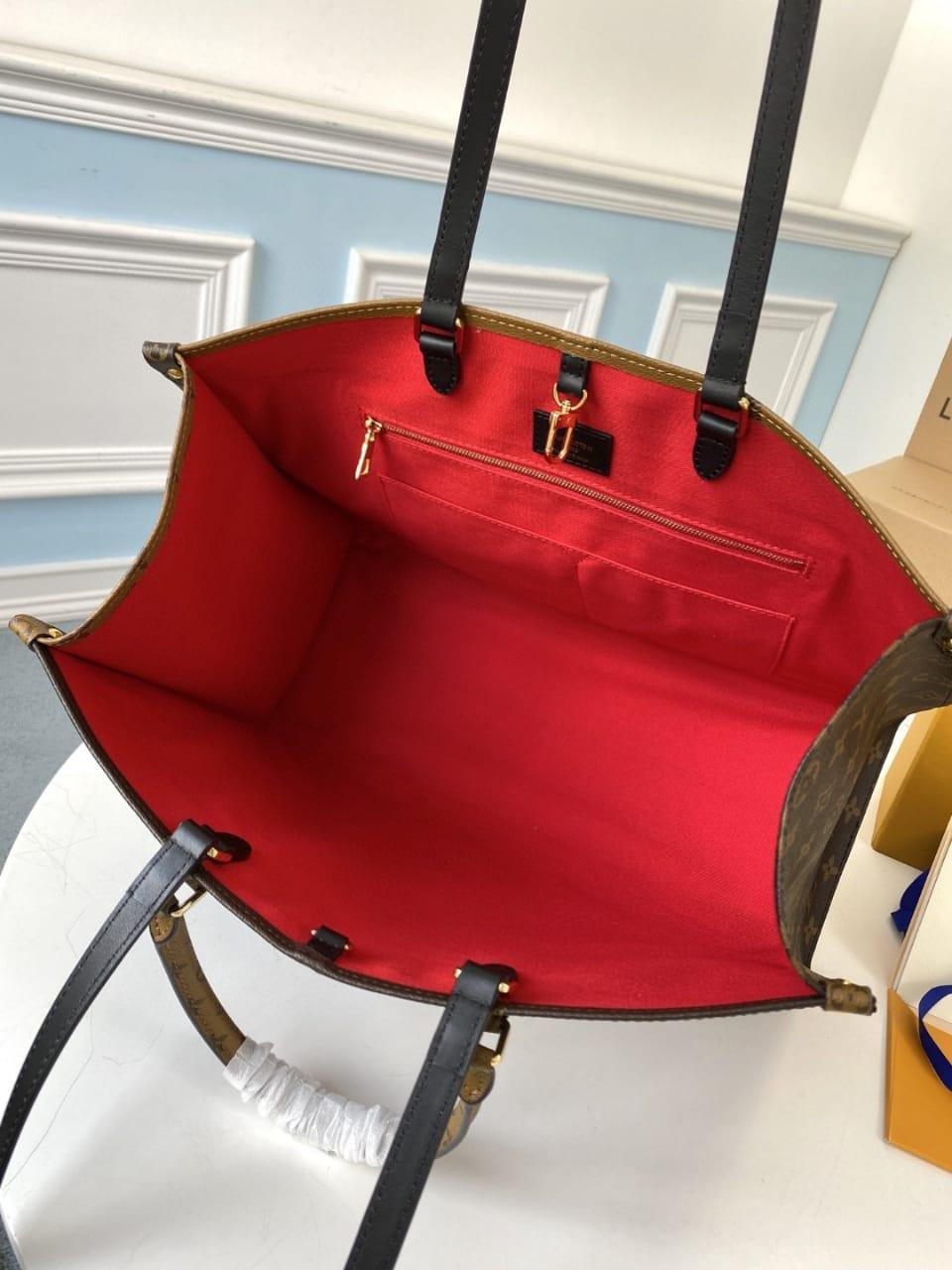 Louis Vuitton On the Go GM Tote Bag - Brown
