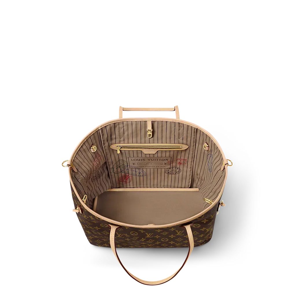 Louis Vuitton Neverfull Bandoulière Inside Out GM Handbag