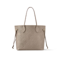 Louis Vuitton Neverfull MM Tourterelle Gray Tote Bag