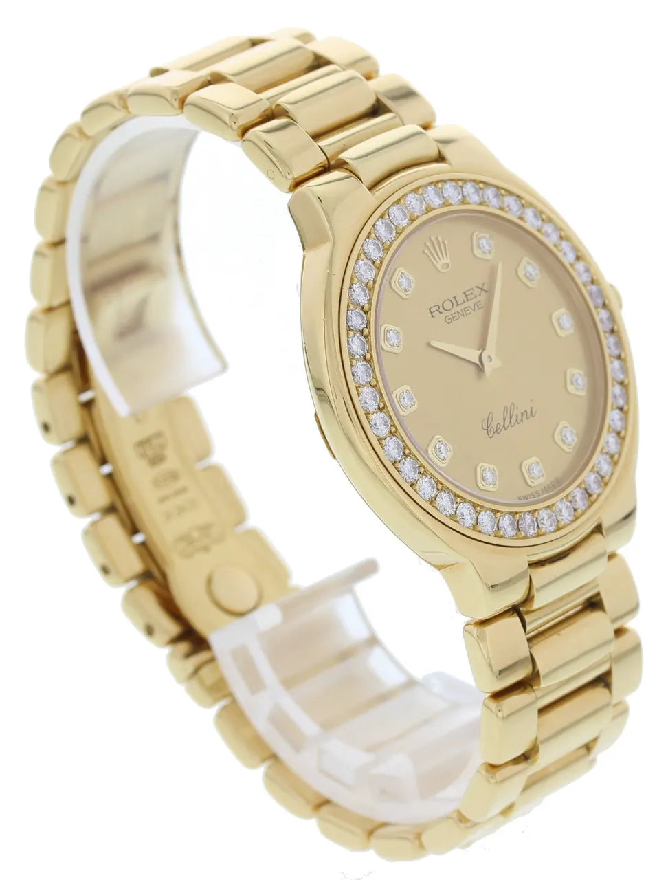 Rolex Cellini Gold Diamond Bezel - Hình 2