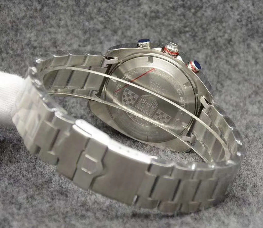 TAG Heuer Green Steel Chronograph - Hình 2