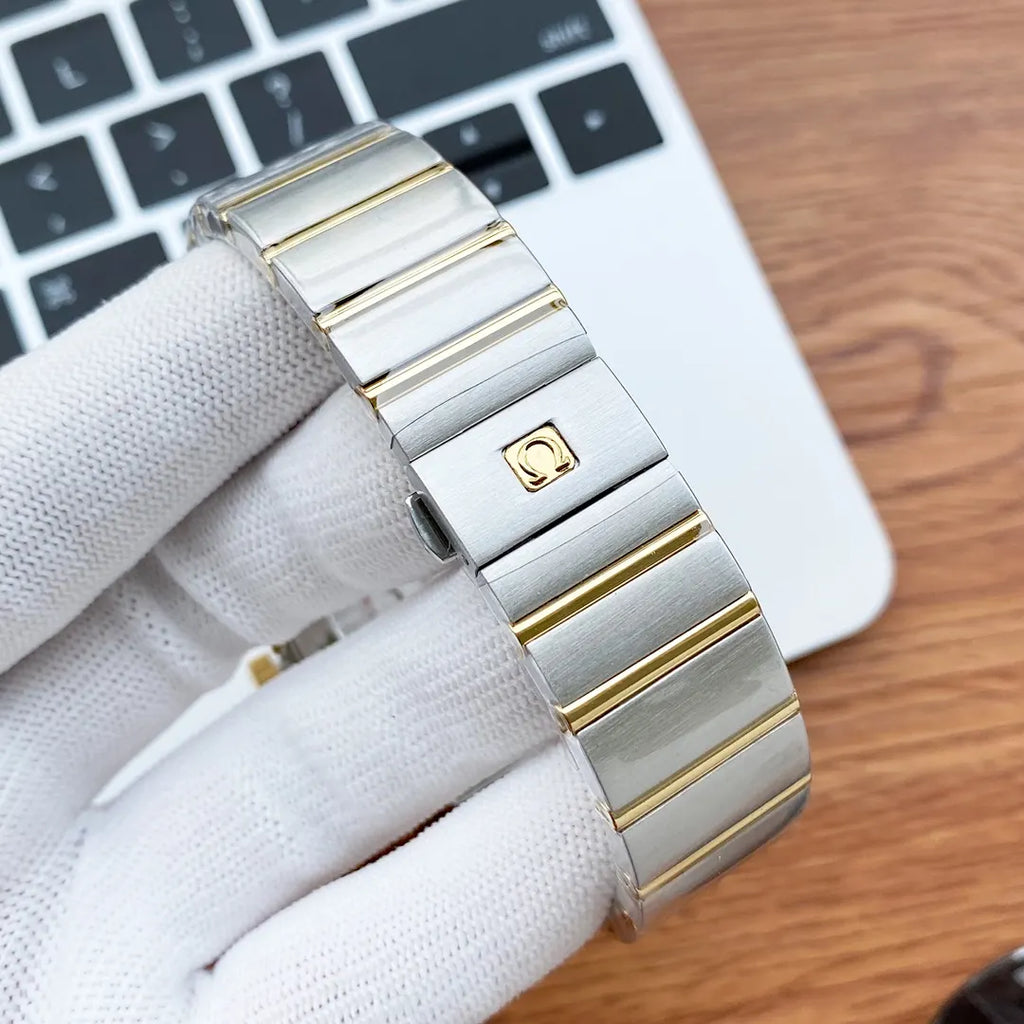 steel Omega Constellation Rose Gold - Hình 2