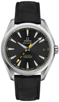 Omega Black Leather Strap seamaster