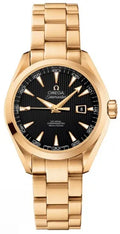 seamaster Omega Gold Black Dial