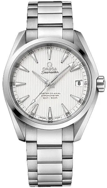 seamaster aqua Omega White Dial Steel