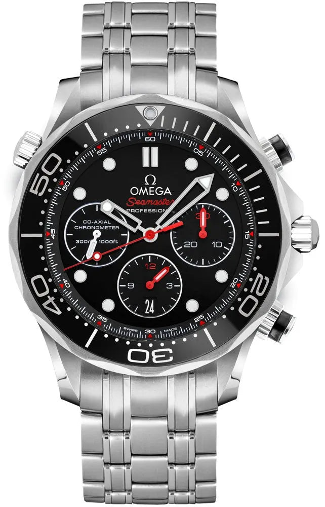 seamaster Omega Black Dial Chronograph