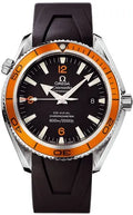 seamaster Omega Orange Bezel Black Rubber