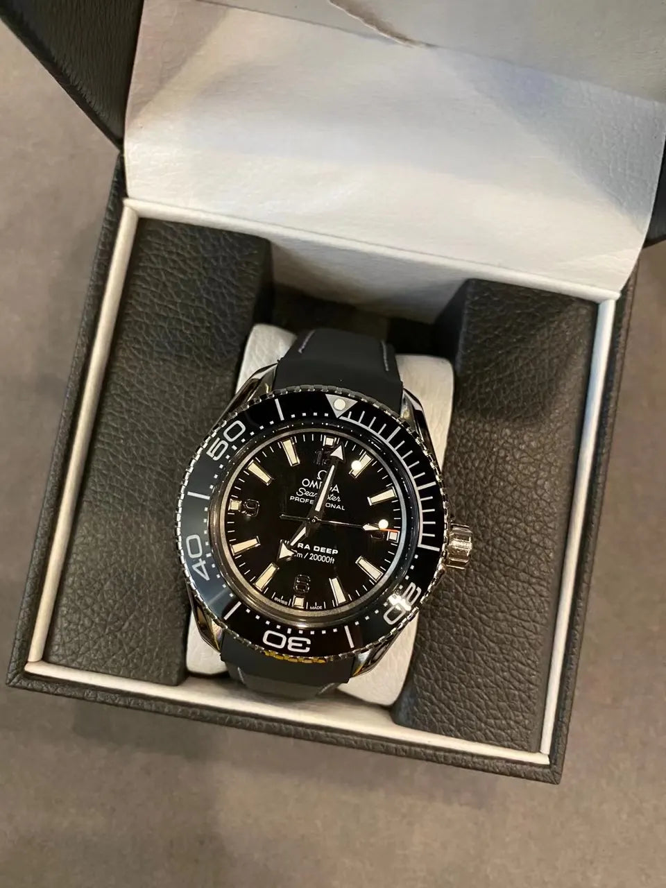 Omega Ultra Deep Black Rubber
