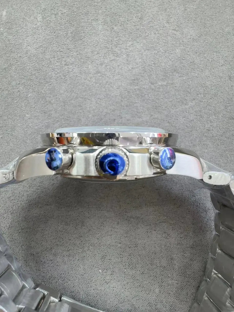 speedmaster Omega Blue Dial Steel