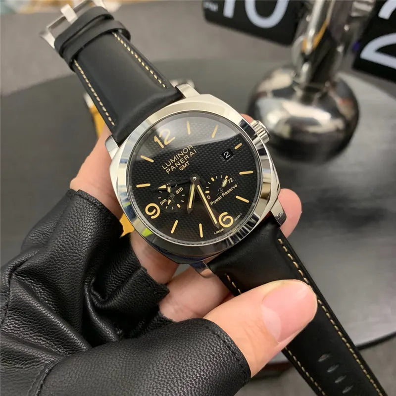 dial Panerai Luminor GMT Black - Hình 6