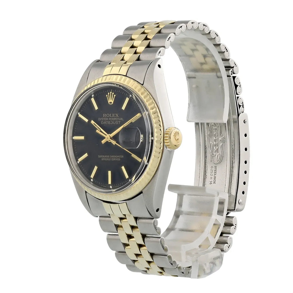 Datejust Black Dial Two-Tone - Hình 6