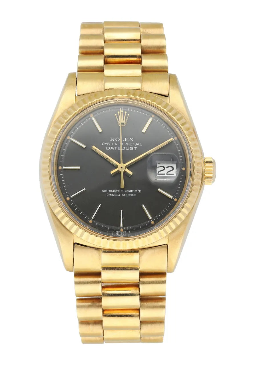 Rolex Datejust 36 Gold Black - Hình 2