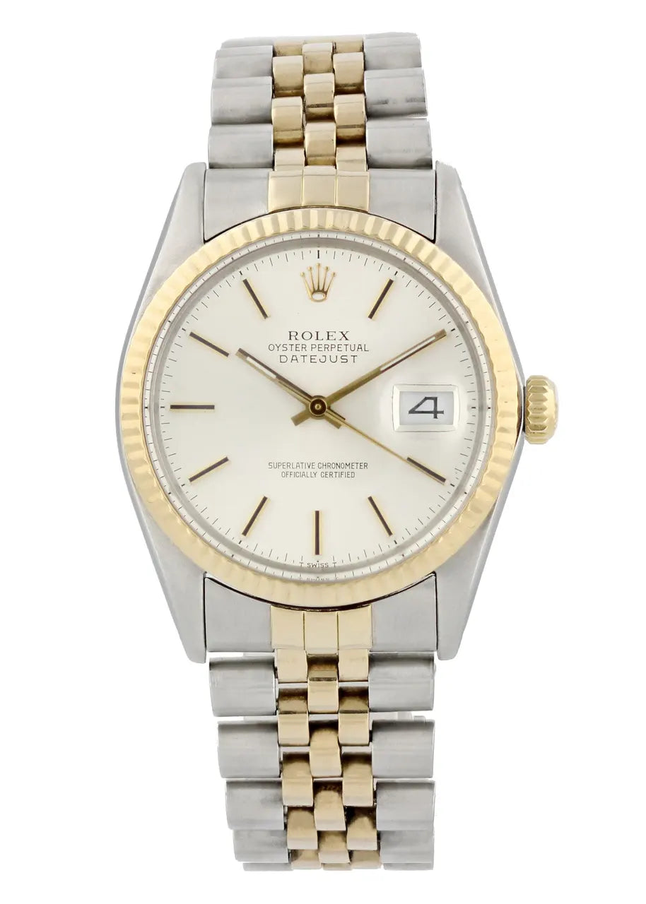 Rolex Two-Tone Silver White Datejust - Hình 2
