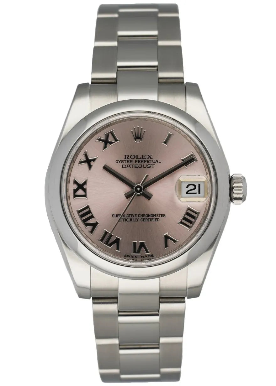 Rolex Pink Roman Datejust