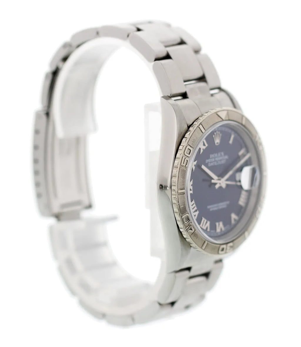 stainless steel Rolex Datejust Blue Roman Dial - Hình 2