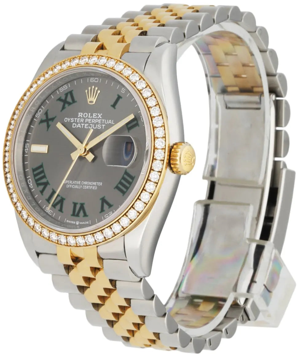 Rolex Slate Green Diamond Bezel - Hình 9