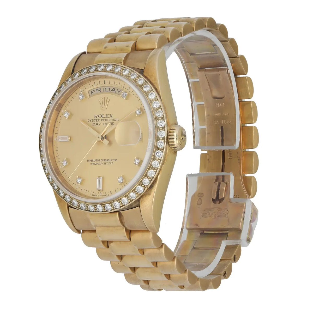 Rolex Gold Diamond Bezel - Hình 2