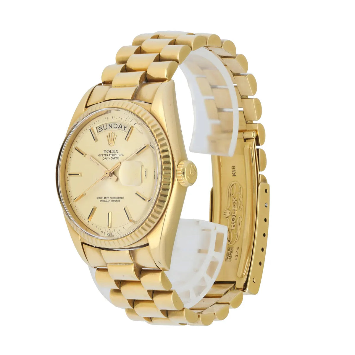 dial Rolex Gold Champagne Day-Date - Hình 3