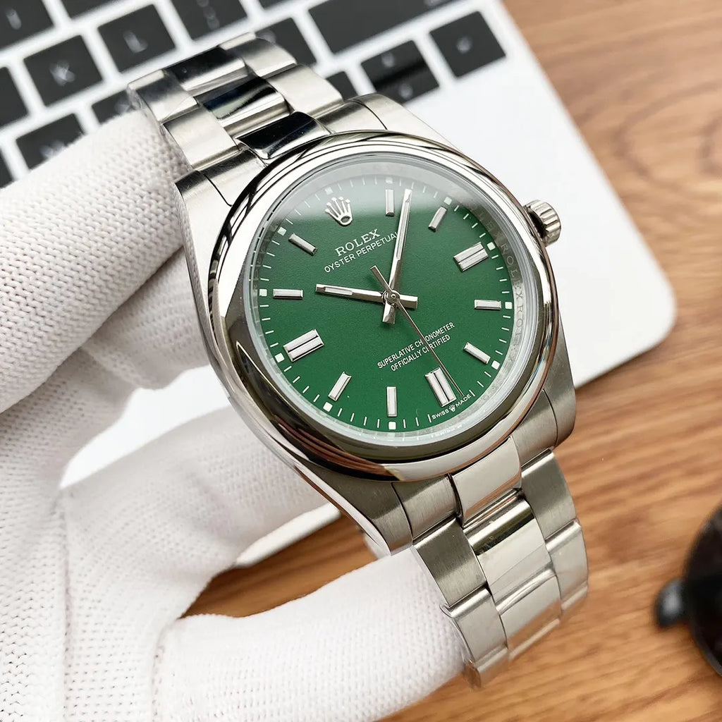 Rolex Green Oyster Perpetual - Hình 3