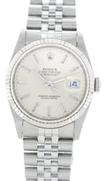 stainless Rolex Silver Jubilee Datejust