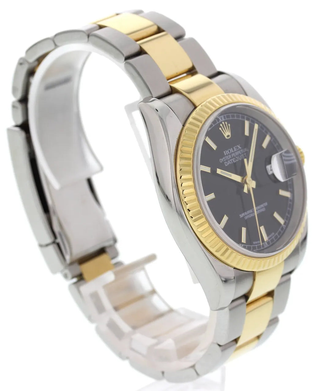 dial Rolex Datejust Black Two-Tone - Hình 3