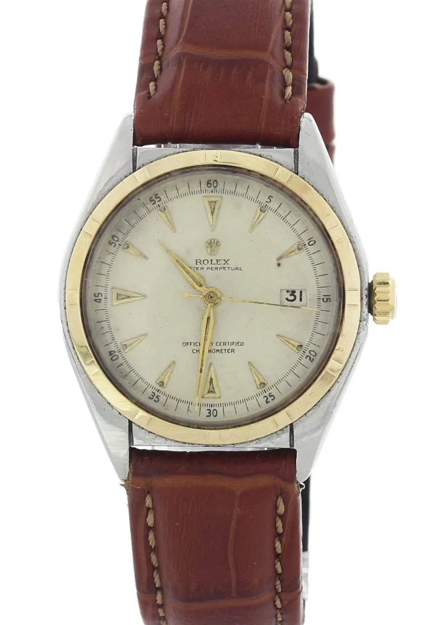 Rolex Vintage Silver Dial - Hình 2