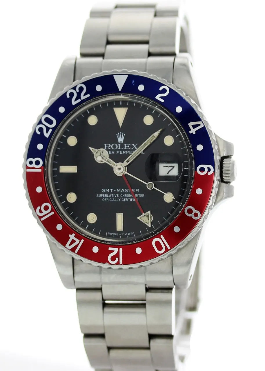 stainless Rolex GMT-Master Pepsi Bezel - Hình 2