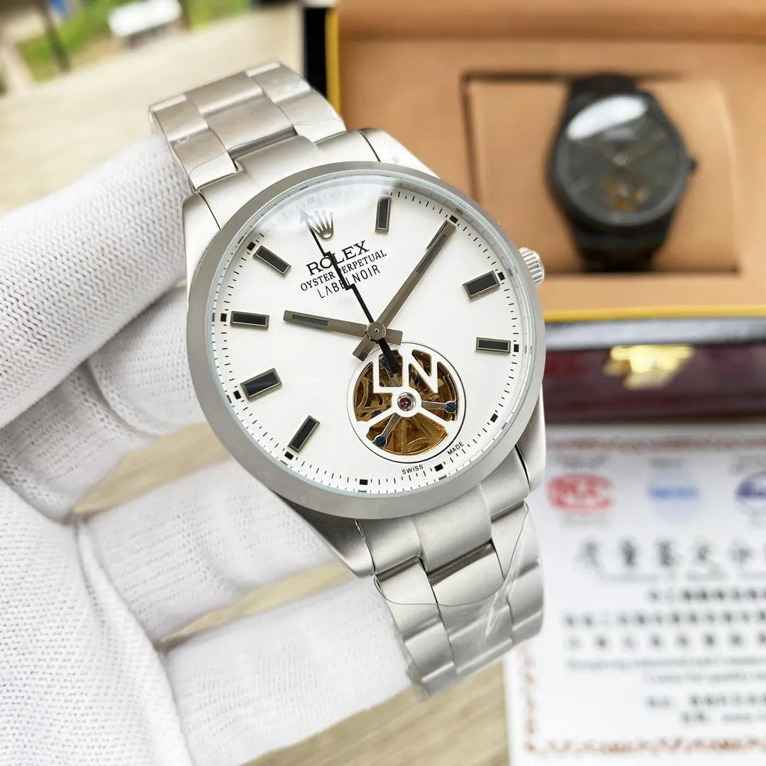 Rolex White Dial Steel