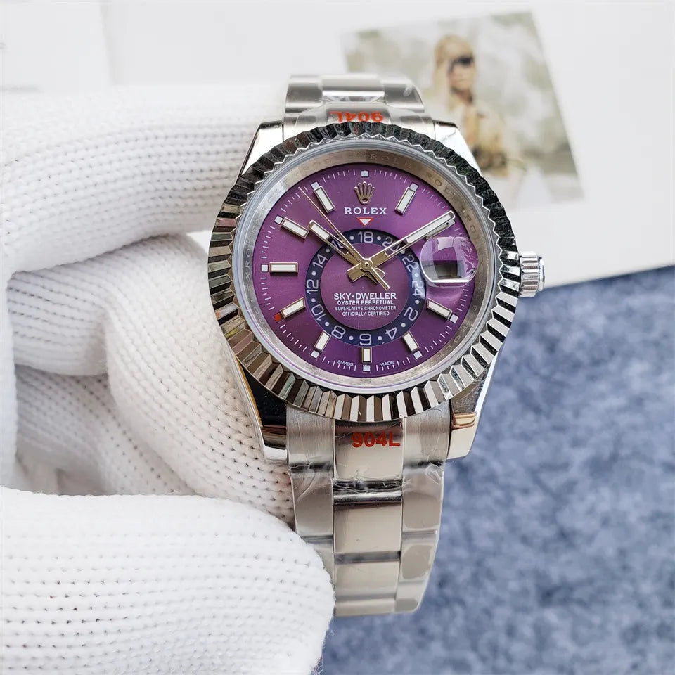 Rolex Sky-Dweller Purple Dial - Hình 7