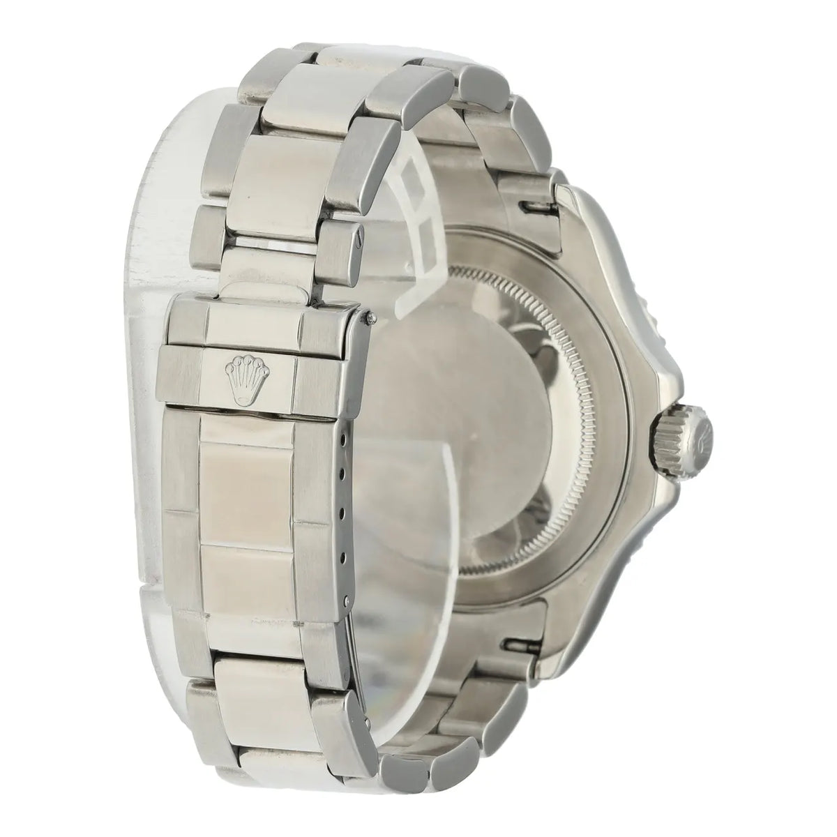 stainless Rolex Yacht-Master Silver Dial - Hình 2