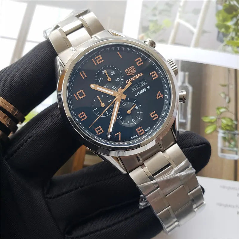 TAG Heuer Black Dial Watch - Hình 4
